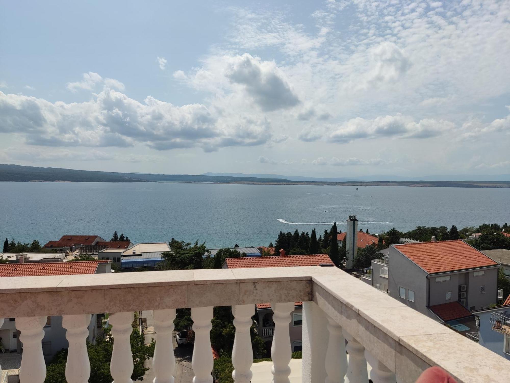 Panorama View Close Sandy Beach 100M To Talasoterapija, Crikvenica Exterior foto