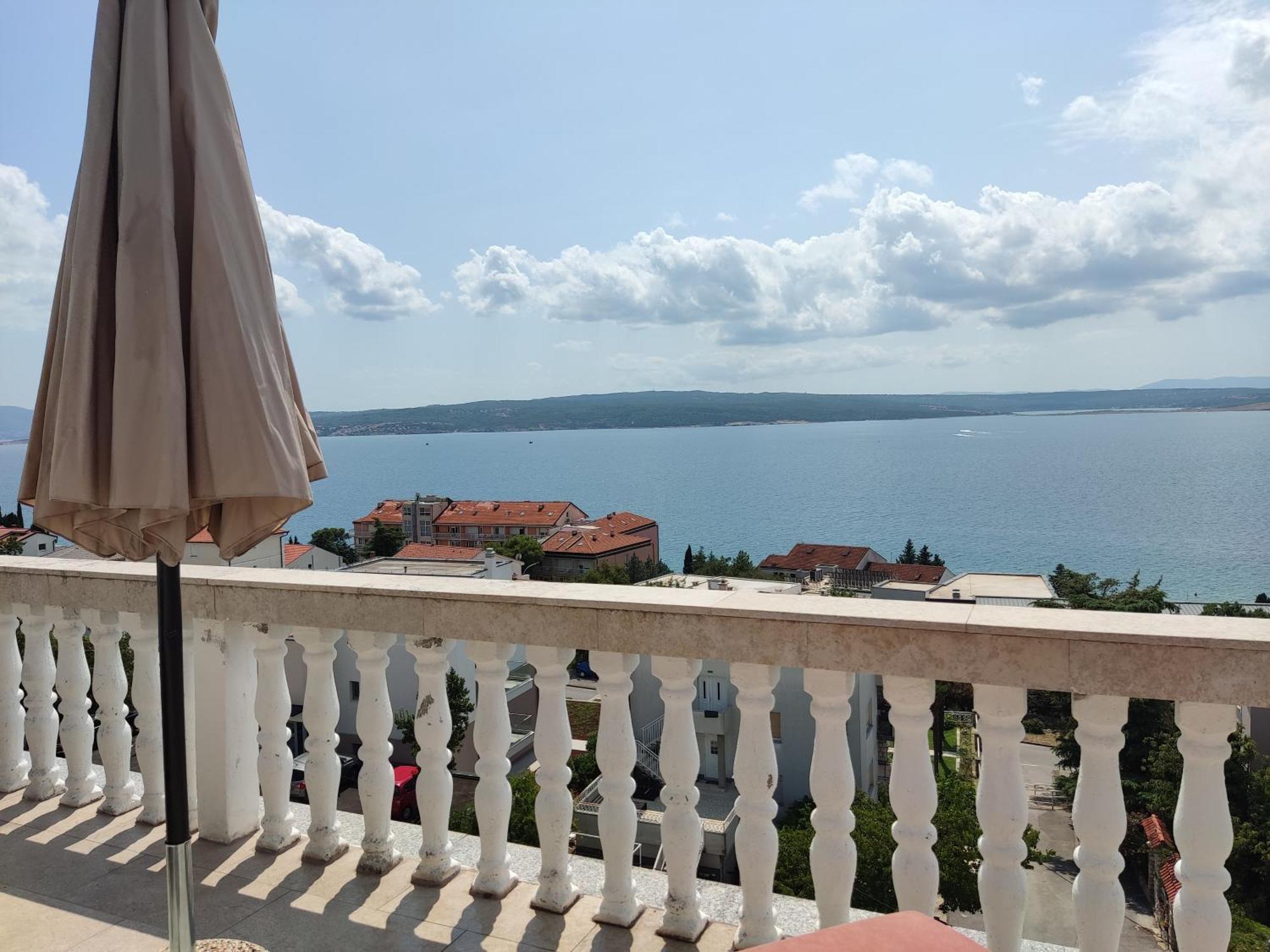 Panorama View Close Sandy Beach 100M To Talasoterapija, Crikvenica Exterior foto